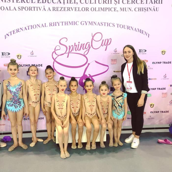 Rezultate excelente pentru gimnaste la Spring Cup de la Chișinău