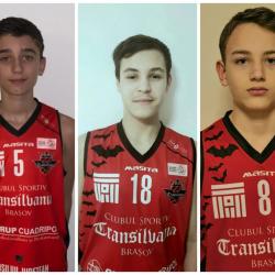 Trei băieți talentați întăresc echipa noastră de baschet U14.